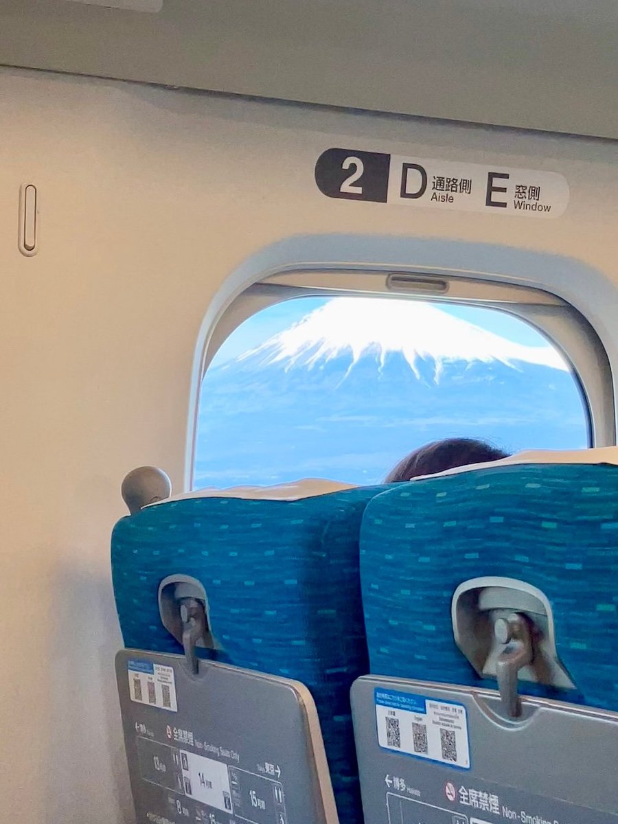 View of Mt. Fuji from the Shinkansen