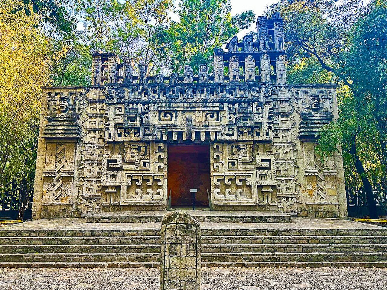 Mayan Temple Replica_CDMX