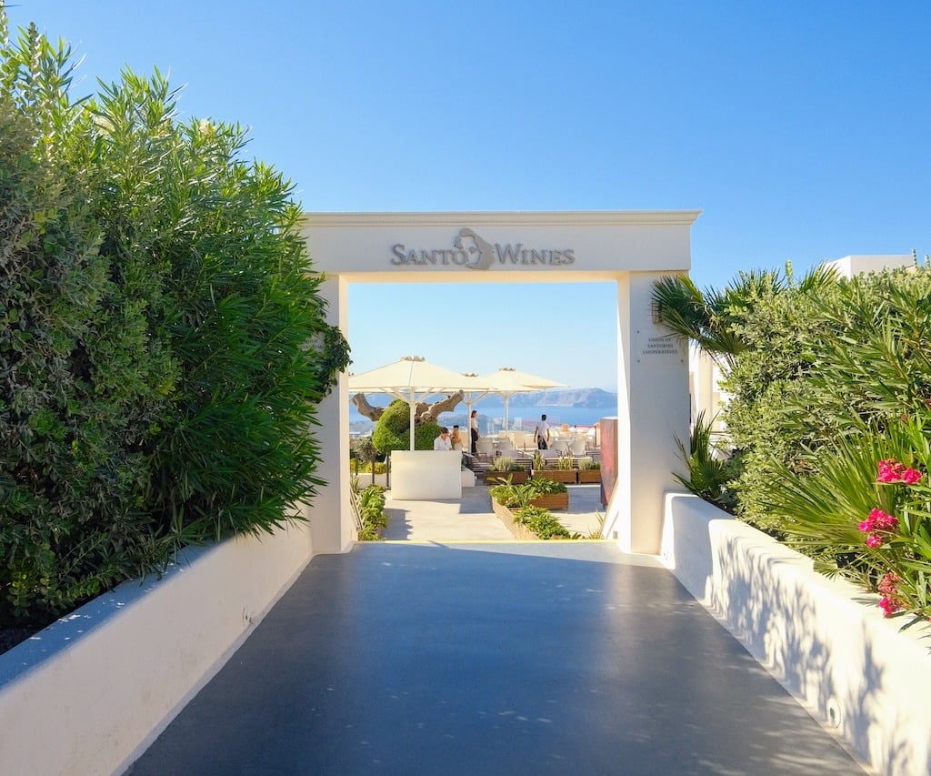 Santo Wines_Entrance_Santorini